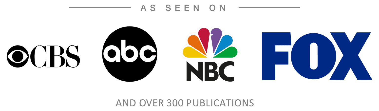 Featured on CBS, ABC, NBC, FOX and other national media outlets